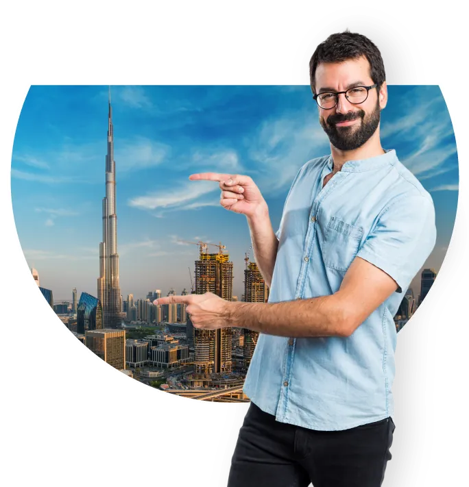 Professional Business advisor and Dubai Burj Khalifa